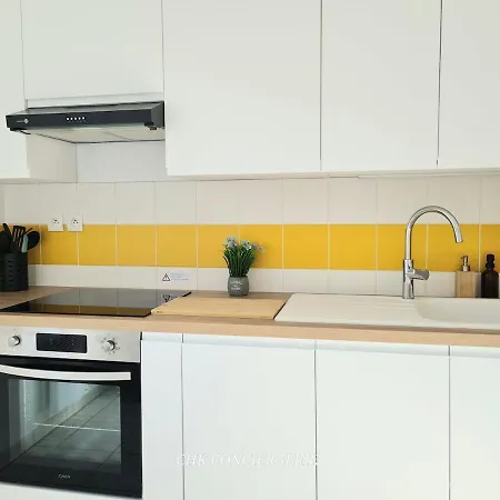 Апартаменты La Baliere T3 Renove Terrasse 20min Du Puy Dufou